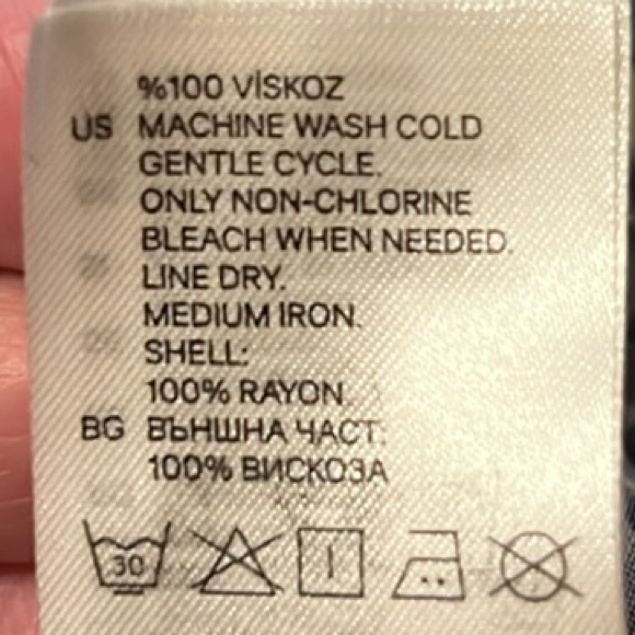 Divided by H&M Maxi Dress in Floral Blue and White, Size 2, EUC - Picture 15 of 17